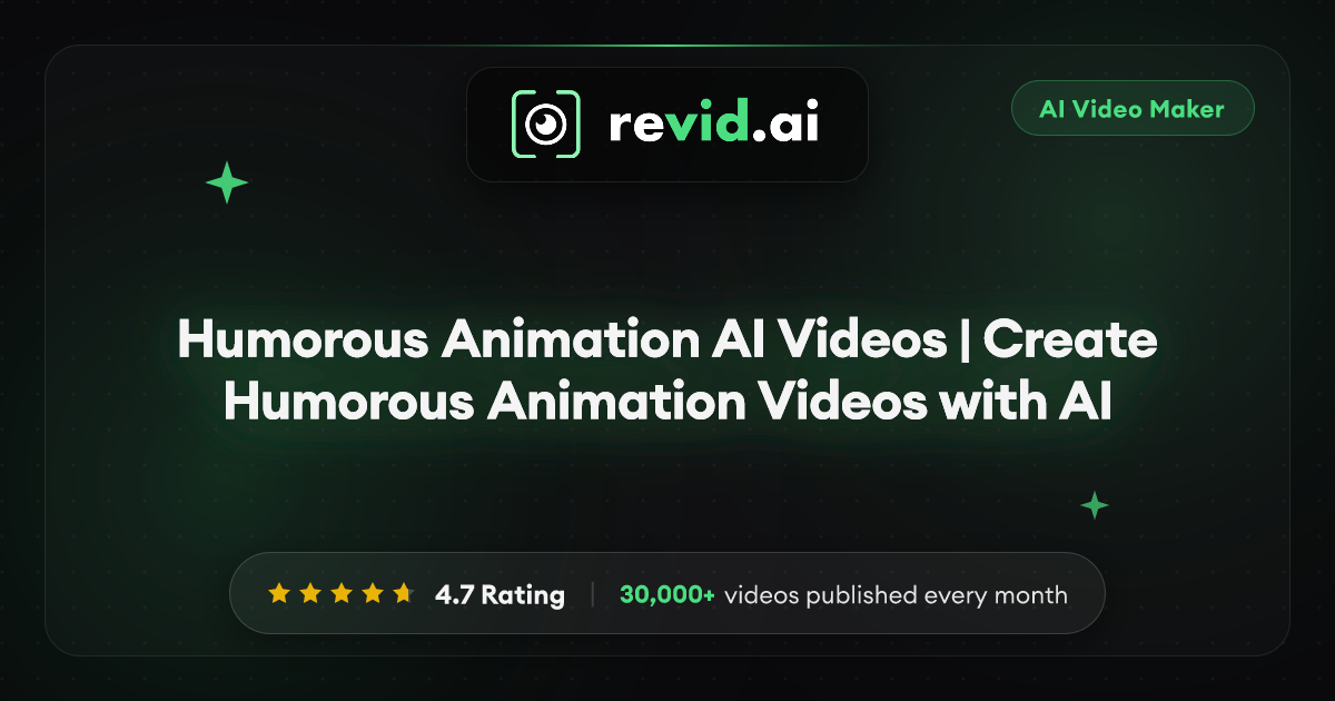 Humorous Animation AI Videos | Create Humorous Animation Videos with AI
