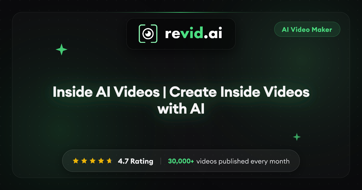 Inside AI Videos | Create Inside Videos with AI