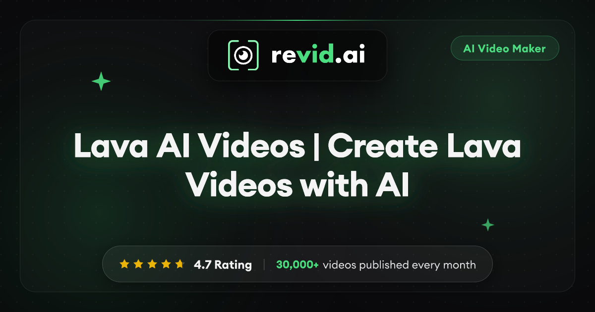 Lava AI Videos | Create Lava Videos with AI