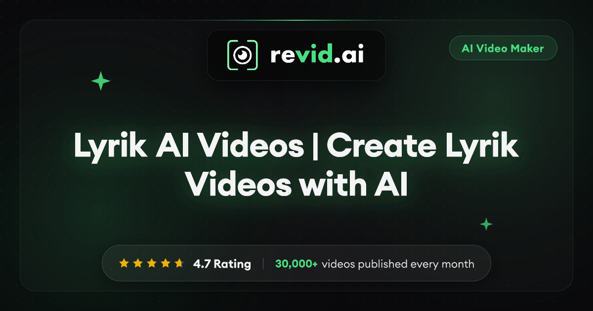Lyrik AI Videos | Create Lyrik Videos with AI