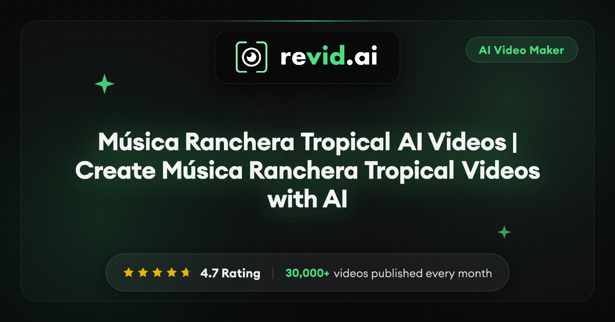 Música Ranchera Tropical AI Videos | Create Música Ranchera Tropical ...