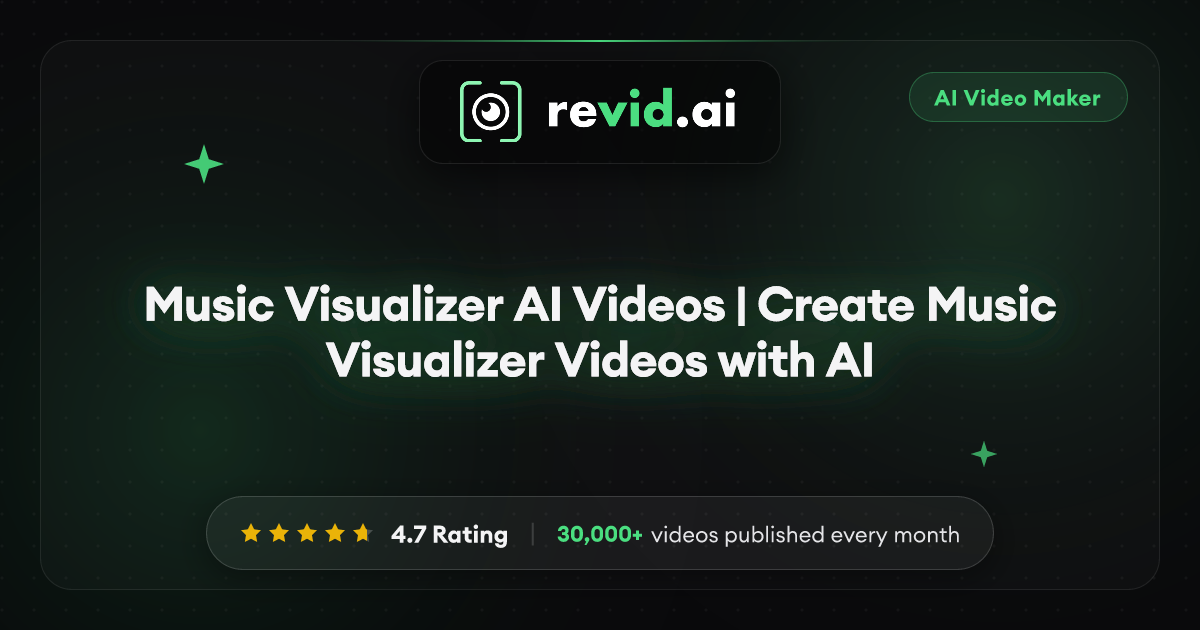 Music Visualizer AI Videos | Create Music Visualizer Videos with AI