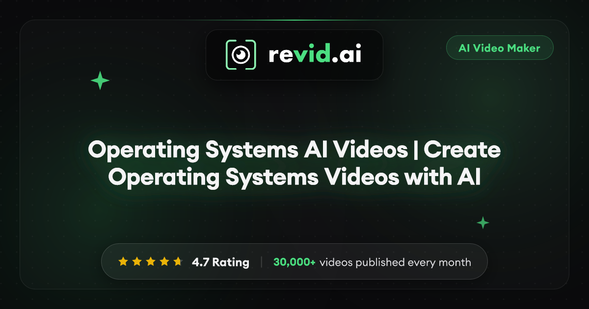 Operating Systems AI Videos | Create Operating Systems Videos with AI