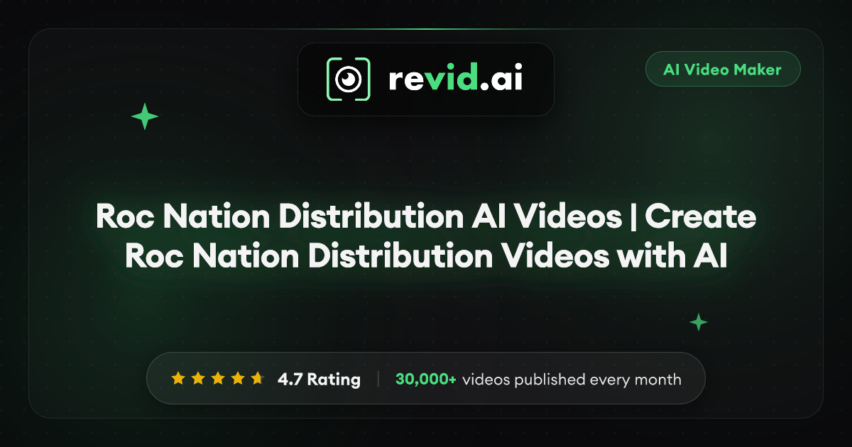 Roc Nation Distribution AI Videos | Create Roc Nation Distribution ...