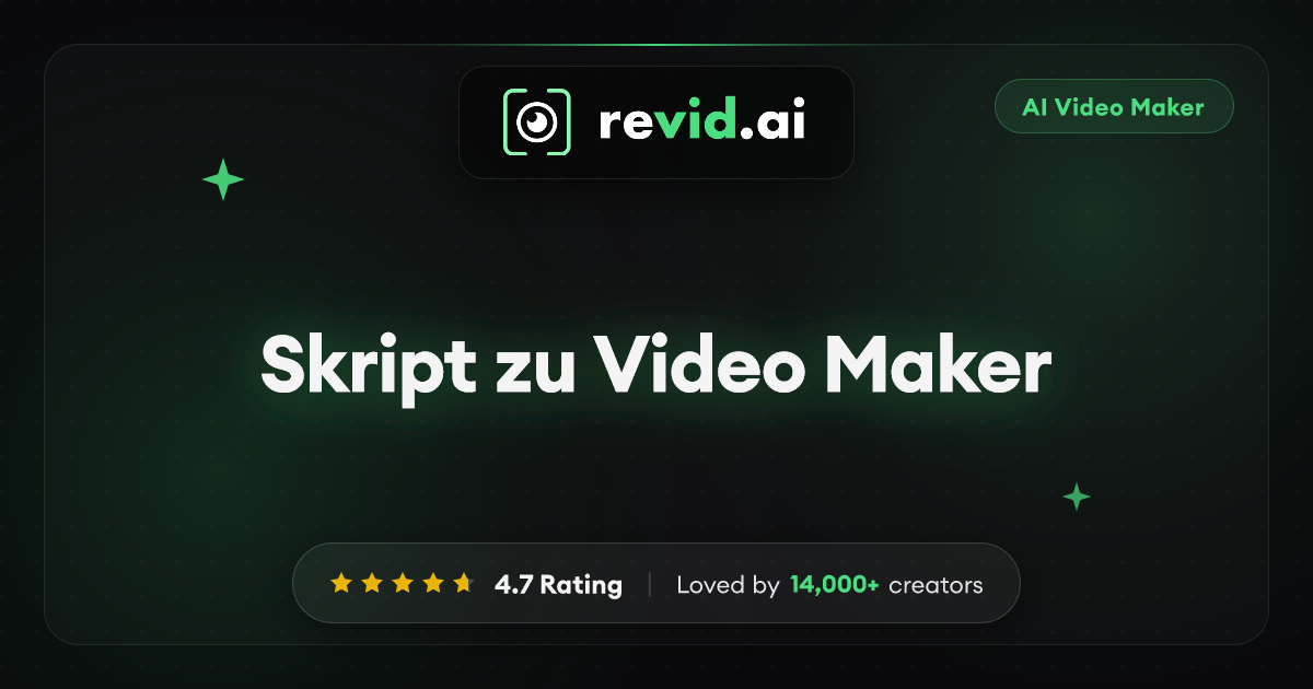 Skript zu Video Maker | Erstelle Kurzvideos in Minuten