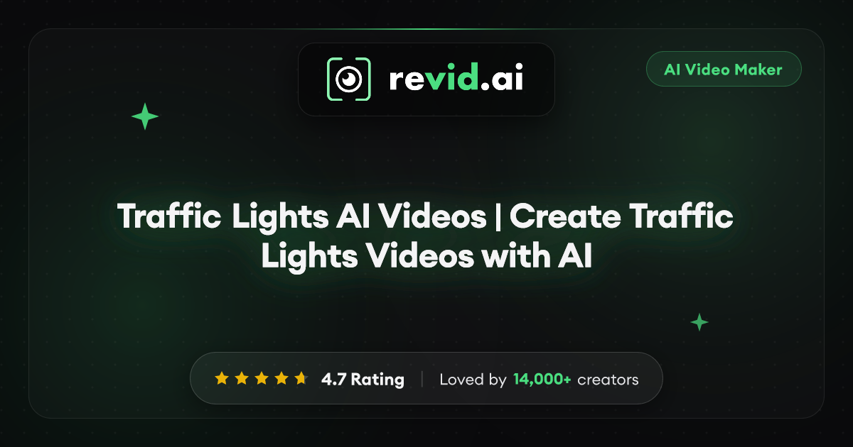Traffic Lights AI Videos | Create Traffic Lights Videos with AI
