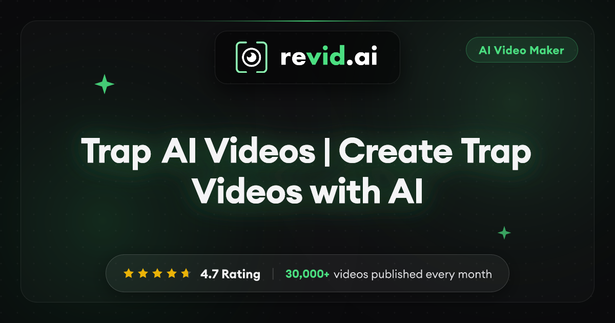Trap AI Videos | Create Trap Videos with AI