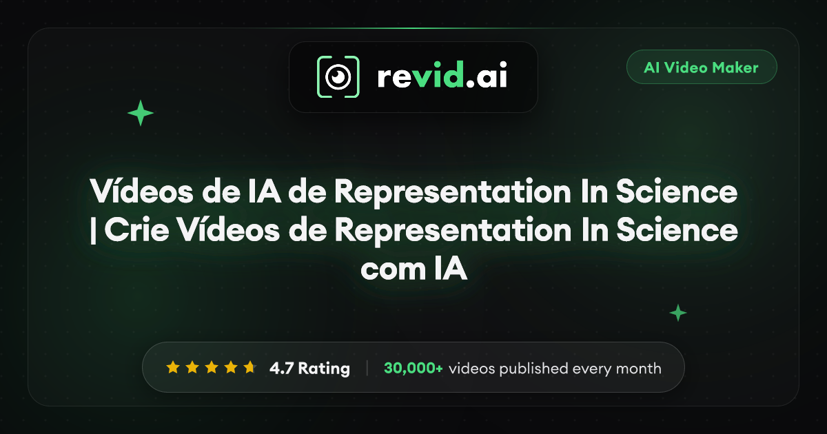 Vídeos de IA de Representation In Science | Crie Vídeos de ...
