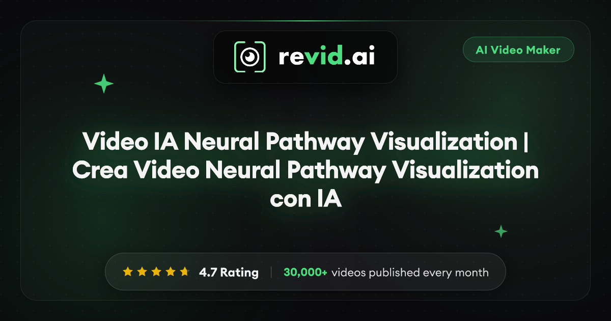 Video IA Neural Pathway Visualization | Crea Video Neural Pathway ...
