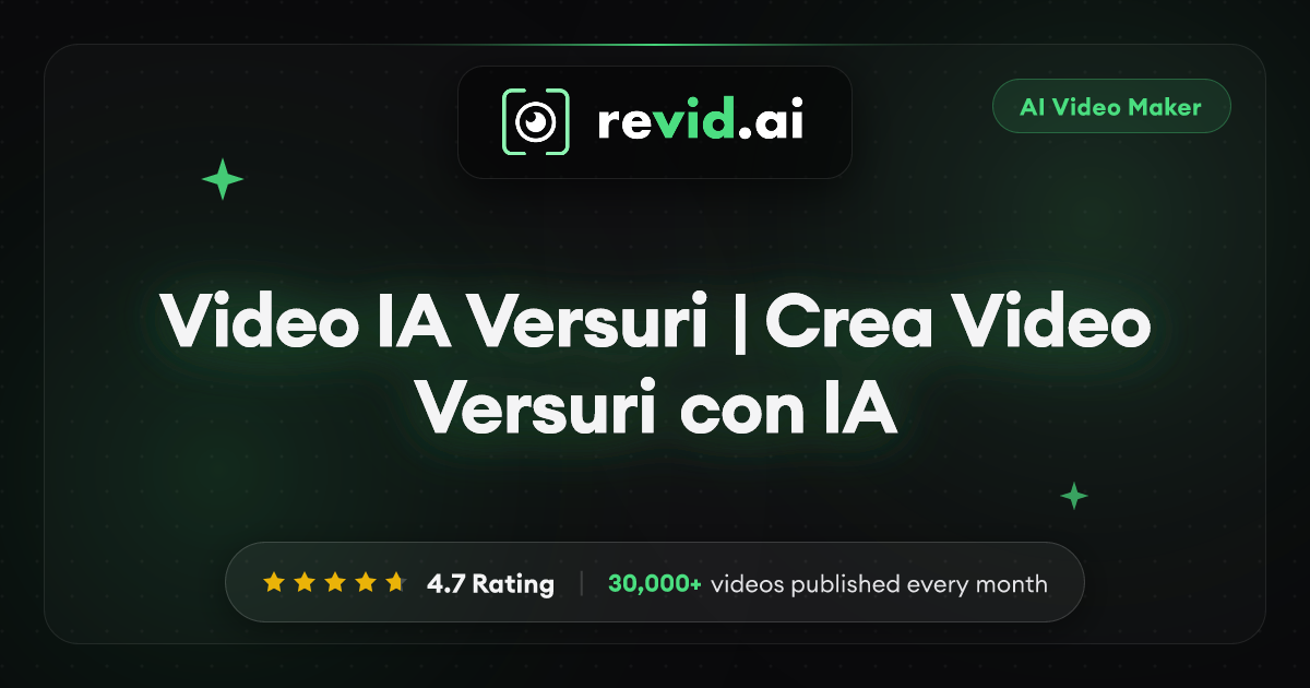 Video IA Versuri | Crea Video Versuri con IA