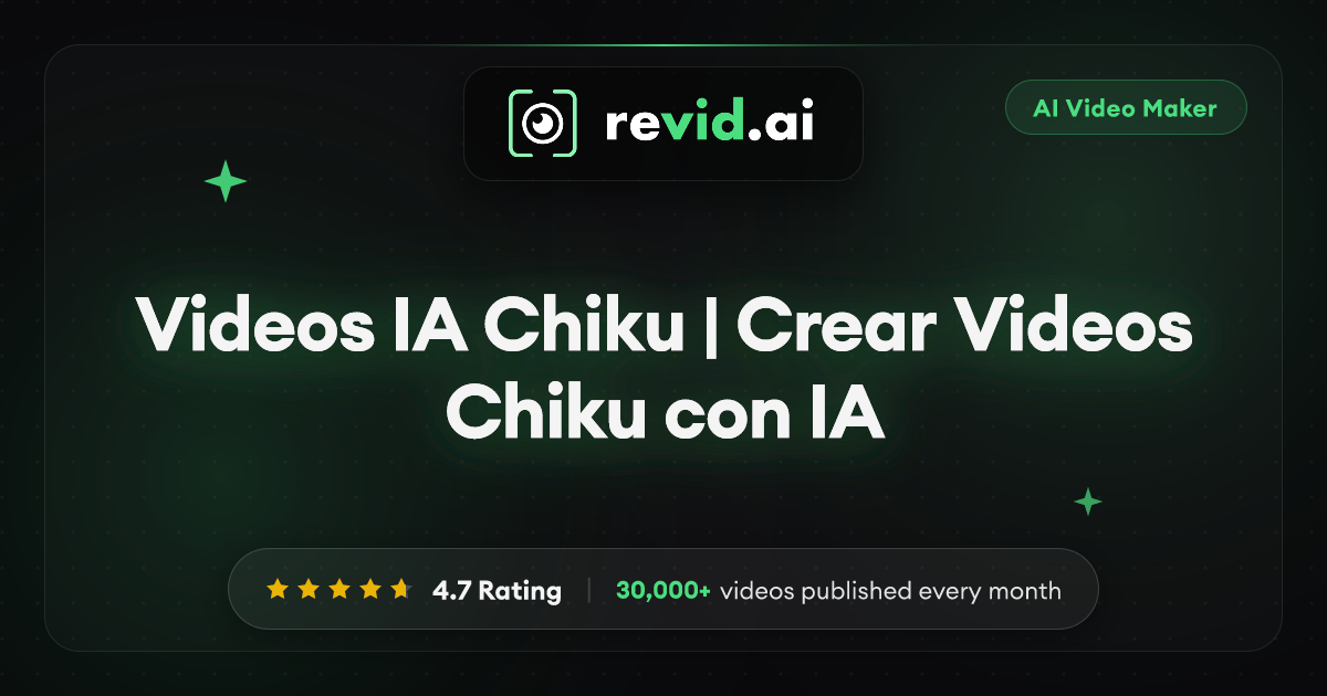 Videos IA Chiku | Crear Videos Chiku con IA