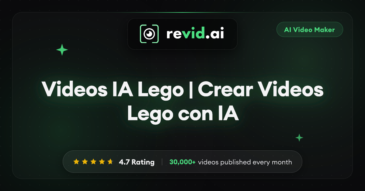 Videos IA Lego | Crear Videos Lego con IA