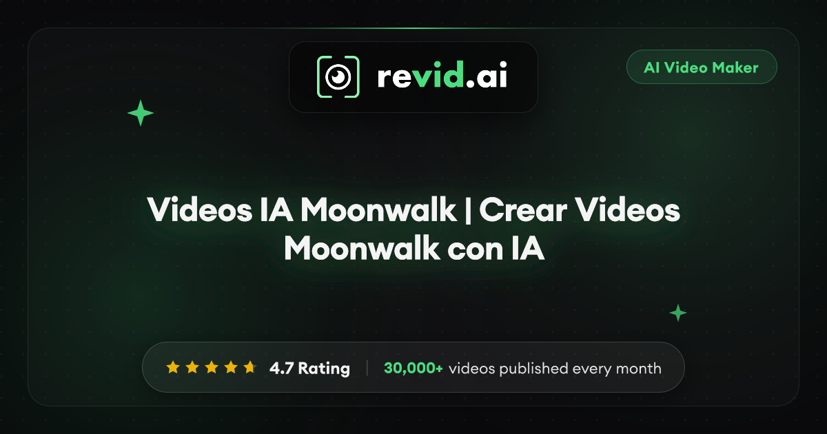 Videos IA Moonwalk | Crear Videos Moonwalk con IA