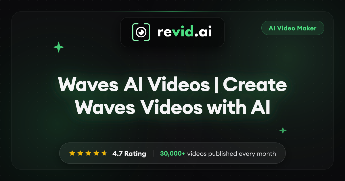 Waves AI Videos | Create Waves Videos with AI